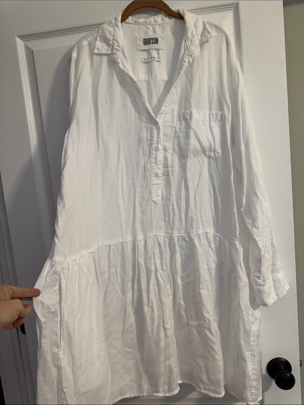 Grayson Frank & Eileen White Dress